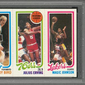 1980-81 Topps Larry Bird, Magic Johnson Rookie